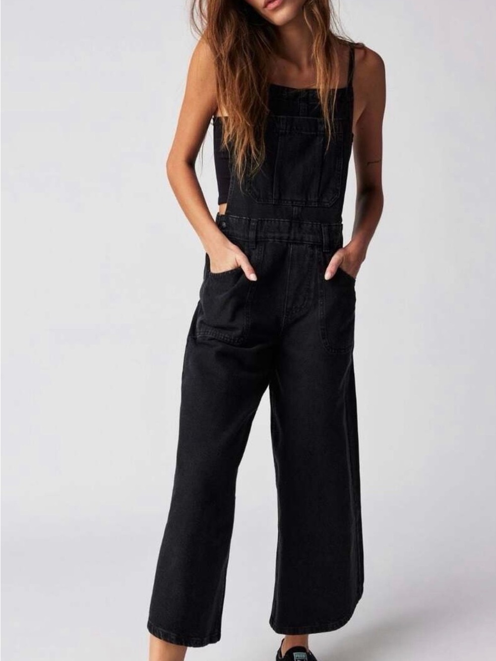 We the free canyonland overalls- Black Women's Denim Overalls